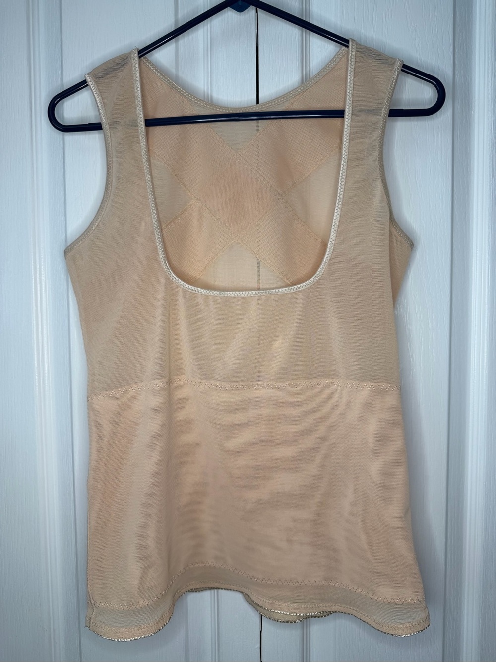 Kymaro New Body Shaper XL Nude Beige Compression Shapewear Tank Top Mesh